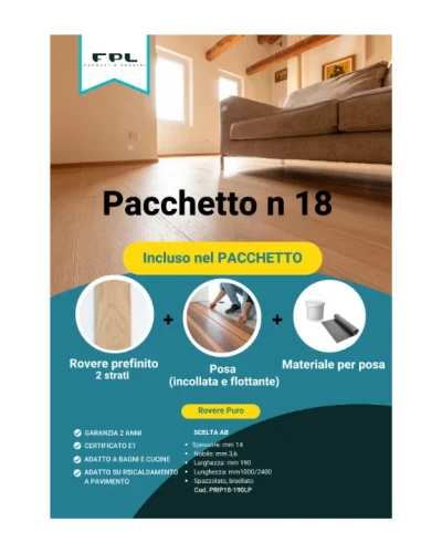 PACCHETTO PARQUET-POSA  #18