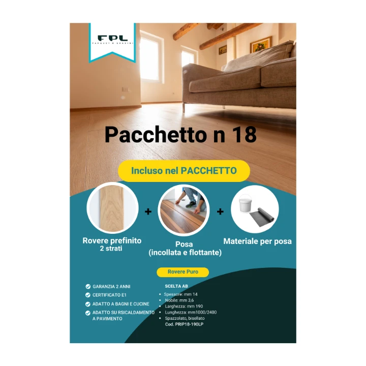 PACCHETTO PARQUET-POSA  #18
