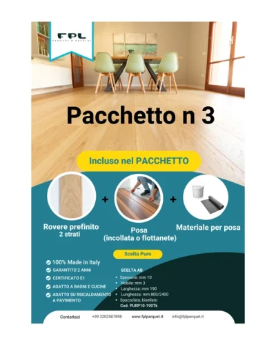 PACCHETTO PARQUET-POSA  #3