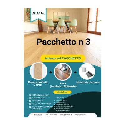 PACCHETTO PARQUET-POSA  #3
