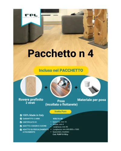 PACCHETTO PARQUET-POSA  #4
