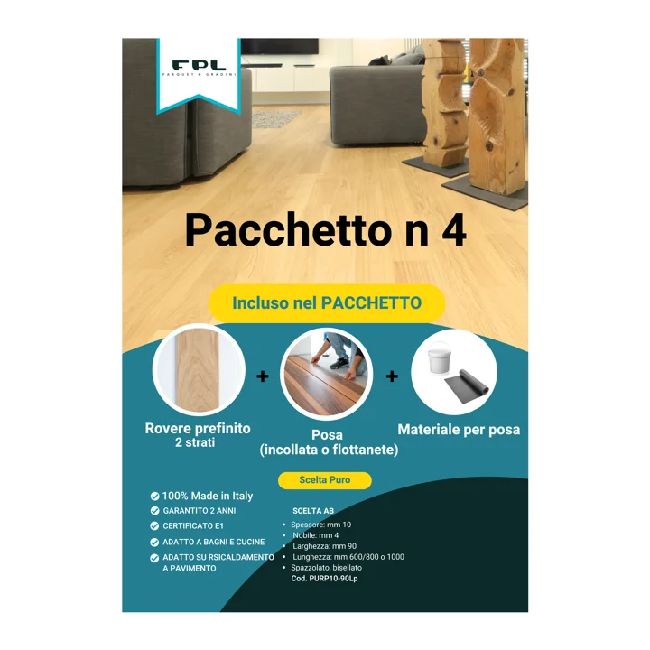 PACCHETTO PARQUET-POSA  #4