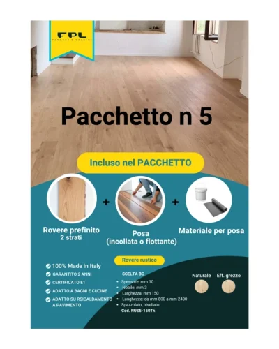 PACCHETTO PARQUET-POSA  #5
