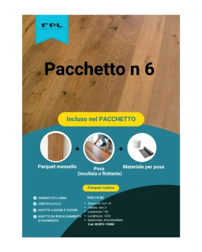 PACCHETTO PARQUET-POSA  #6