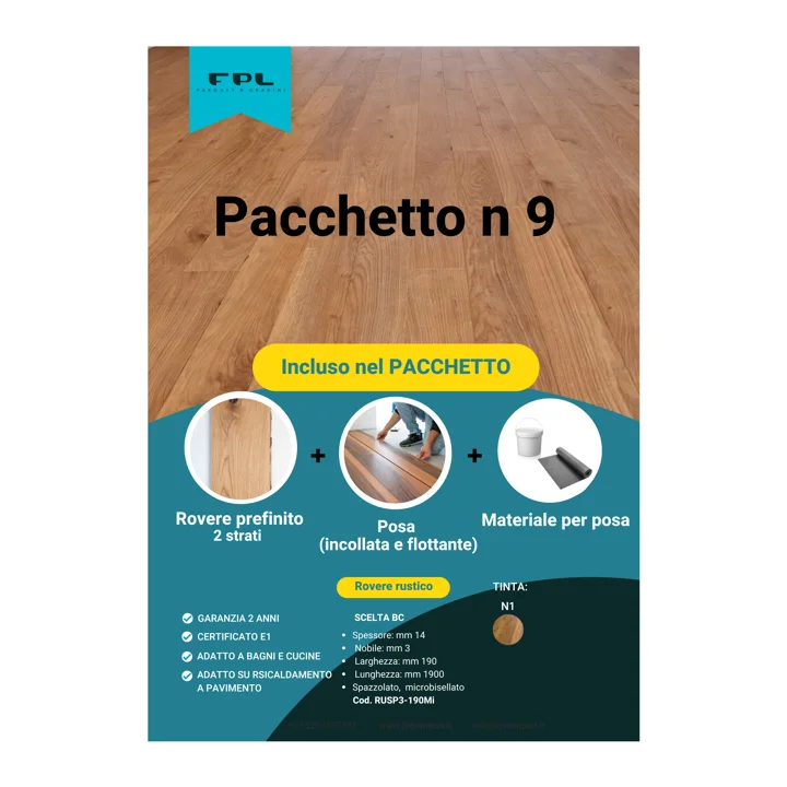 PACCHETTO PARQUET-POSA  #9
