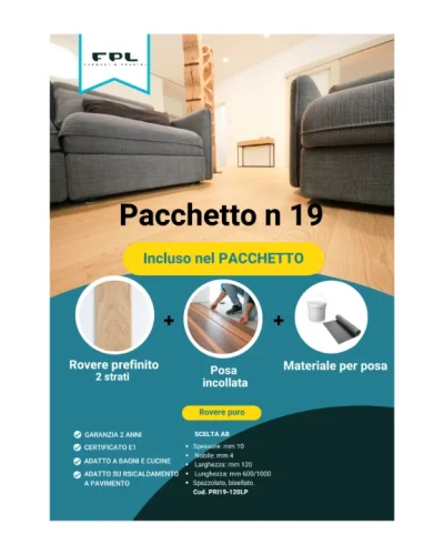 PACCHETTO PARQUET-POSA  #19