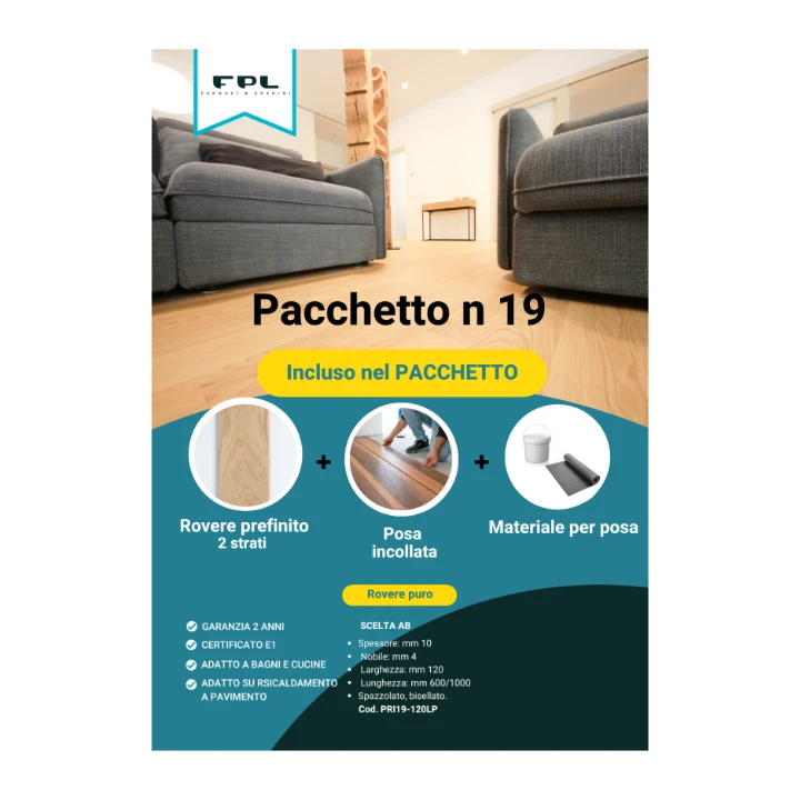 PACCHETTO PARQUET-POSA  #19