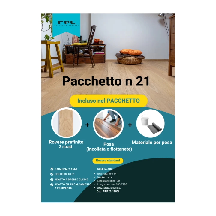 PACCHETTO PARQUET-POSA  #21